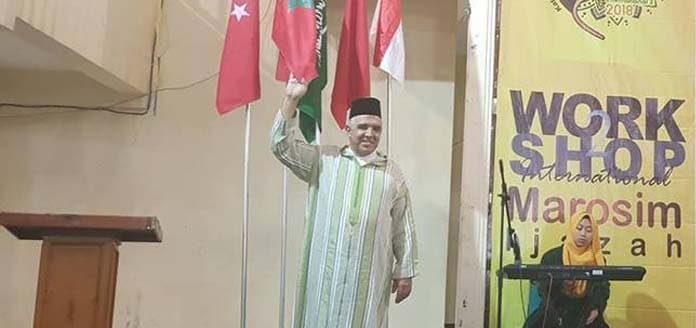 Syaikh Belaid Hamidi Kukuhkan 20 Kaligrafer Dengan Ijazah di Uinsa Surabaya workshop uinsa